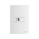 Conjunto Tomada Rj11 4x2 Linha Brava para Telefonia Branco Soprano Conjunto Tomada Rj11 4x2 Linha Brava para Telefonia Branco Soprano