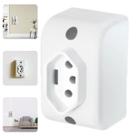 Conjunto Tomada Simples 20A 3P Sobrepor Branco Para Canaleta