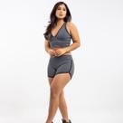 Conjunto Top Academia e Short Fit Zero Transparência Viére Conjunto Top Academia e Short Fit Zero Transparência Viére