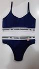 Conjunto Top Alça Fina + Calcinha Algodão Kit 2 Peças