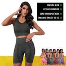 CONJUNTO TOP ALÇA MÉDIA Academia + SHORT LEVANTA BUMBUM Sem Costura Cintura Alta Ginástica 876 CONJUNTO TOP ALÇA MÉDIA Academia + SHORT LEVANTA BUMBUM Sem Costura Cintura Alta Ginástica 876