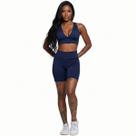 Conjunto Top Com Bojo e Bermudinha Bella Fiore Roupa Para Academia Treino Moda Fitness Musculação Cor:MarinhoTamanho:G Conjunto Top Com Bojo e Bermudinha Bella Fiore Roupa Para Academia Treino Moda Fitness Musculação Cor:MarinhoTamanho:G
