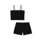 Conjunto top cropped e shorts meninas Lilimoon ref 88808 Conjunto top cropped e shorts meninas Lilimoon ref 88808