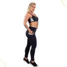Conjunto Top e Calça Legging com Bolso Academia Feminino Fit