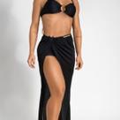 Conjunto top e saia argola paradisus maria gueixa
