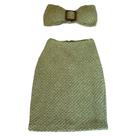 Conjunto Top e Saia Bojo sem Alça Elegante - Tamanho Único