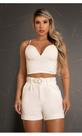 Conjunto top e short premium maria gueixa