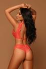 Conjunto top modelo feminino na cor vermelha Conjunto top modelo feminino na cor vermelha