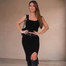 Conjunto Top Saia Canelada Feminino Tricot Verão Confortável Leve Elegante