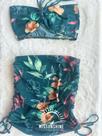 Conjunto Top+Saia Drapeada Floral Not-C TAM U