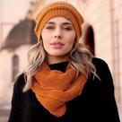 Conjunto Touca Caída Gorro Beanie Masculino E Feminino Com Cachecol Gola Lã Tricô Macio Quentinho Conjunto Touca Caída Gorro Beanie Masculino E Feminino Com Cachecol Gola Lã Tricô Macio Quentinho