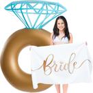 Conjunto Towel Prestige Partyware Bride & Ring Pool Float