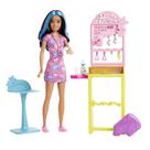 Conjunto Toy Barbie First Jobs Skipper com estação de piercing na orelha