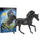Conjunto Toy Breyer Black Stallion Horse & Book 6181 com livro