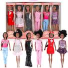 Conjunto Toy Dolls Liberty Imports Afro-American Black 11,5 polegadas e 6