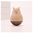 Conjunto Toy ZANZAN Matryoshka Wooden Wobbler Roly Poly Panda