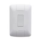 Conjunto Tramontina Aria 1 Interruptor Simples 57241/001 Branco 615390