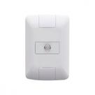 Conjunto Tramontina Aria 4X2 Branco Com Placa (1 Tomada Tv) 57241/017