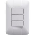 Conjunto Tramontina Aria 4X2 Branco Com Placa (3 Simples) 57241/070