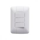 Conjunto Tramontina Aria 4X2 Branco Com Placa (3 Simples) 57241/070