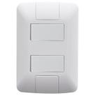 Conjunto tramontina com placa aria 2 simples - 57241/040 Conjunto tramontina com placa aria 2 simples - 57241/040