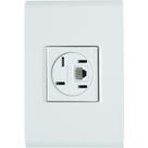 Conjunto Tramontina Liz 4X2 Branco Com Placa (1 Tomada Fone+Rj11)