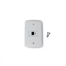 Conjunto Tramontina Liz 4X2 Branco Com Placa (1 Tomada Rj45)