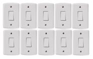 Conjunto Tramontina Lux 10 Placa 4x2 Com Interruptor Simples Lcg Eletro