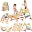 Conjunto triangular Tiny Land Pikler Toy de escalada para crianças de 1 a 6 anos Conjunto triangular Tiny Land Pikler Toy de escalada para crianças de 1 a 6 anos
