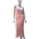 Conjunto trico Modal Croped e Saia Primavera Verao Plus Size Tam G