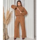 Conjunto Tricot Inverno Feminino Mousse Calca e Blus Frio Conjunto Tricot Inverno Feminino Mousse Calca e Blus Frio
