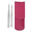 Conjunto Tweezerman Petite Tweeze com estojo de viagem, ponta e inclinação