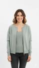 Conjunto Twin Set de Modal com Blusa de Alças e Casaquinho