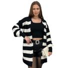 Conjunto Twin Set Feminino Tricô Cardigan Cropped Blogueira
