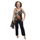 Conjunto Twin Set Regata e kimono Elegante Estiloso Trabalho