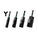 Conjunto Universal De Chaves De Fenda Para Porcas Borboleta 5 Peças Com Haste Sextavada De 1/4 E