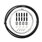 Conjunto universal preto de conduíte e cabos de câmbio para bicicleta TRLREQ Conjunto universal preto de conduíte e cabos de câmbio para bicicleta TRLREQ
