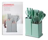 Conjunto Utensílios 19 Peças Gourmet Elegante Kit