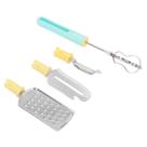 Conjunto Utensílios Cozinha - Ralador Faca Inox