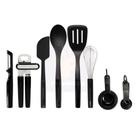 Conjunto Utensílios de Cozinha Preto 15 Peças KitchenAid