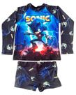 Conjunto UV Infantil Menino Proteção Solar 50+ Sonic