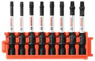 Conjunto variado de 8 peças de brocas elétricas quadradas resistentes ao impacto de 2 cm