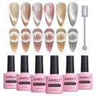 Conjunto vegano de esmalte em gel AIMEILI Hema Free 6x10ml Conjunto vegano de esmalte em gel AIMEILI Hema Free 6x10ml