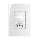 Conjunto Ventilador De Teto Com Tomada 10a-20a 127v Sleek Margirius