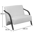 Conjunto Vênus Braço Madeira D Salla Suede Cappuccino