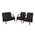 Conjunto Vênus Braço Madeira material sintético Preto