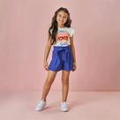Conjunto Verão Blusa e Shorts Kukiê Infantil Menina Conjunto Verão Blusa e Shorts Kukiê Infantil Menina