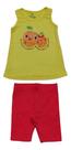 Conjunto Verão Blusa Short Infantil Feminina Menina