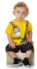 Conjunto verão camiseta e bermuda