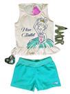 Conjunto Verão Feminino Blusinha e Short Candy Clas Ballet